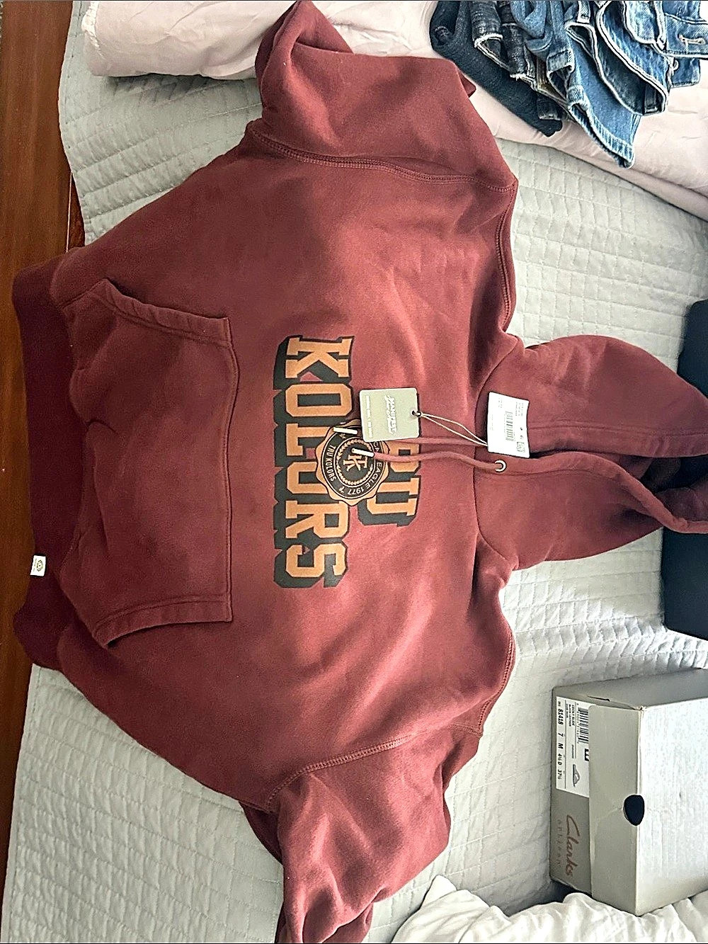 American Eagle Manifest Your Mindset Hoodie Graphic Hoodie in Red Size XS NWT